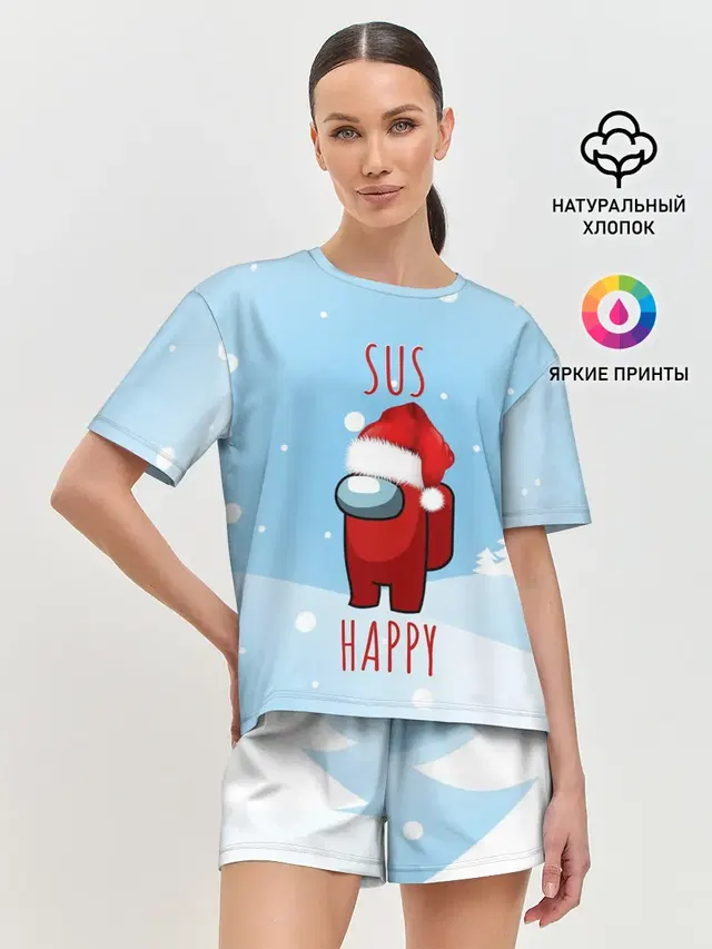 Женская пижама с шортами
