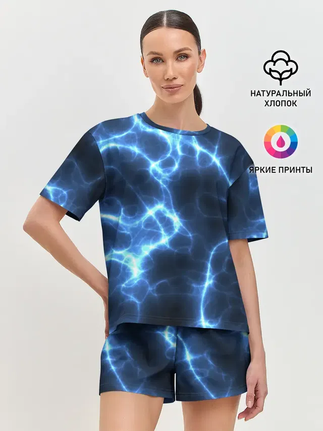 Женская пижама с шортами
