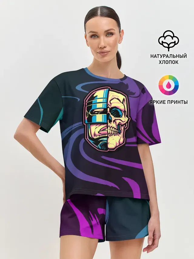 Женская пижама с шортами