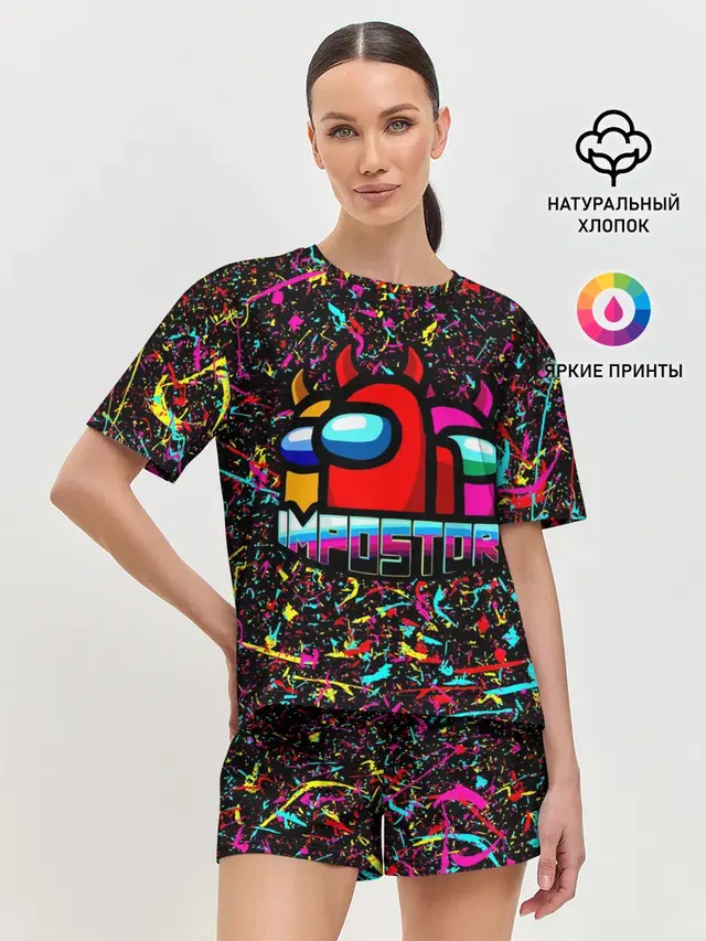 Женская пижама с шортами