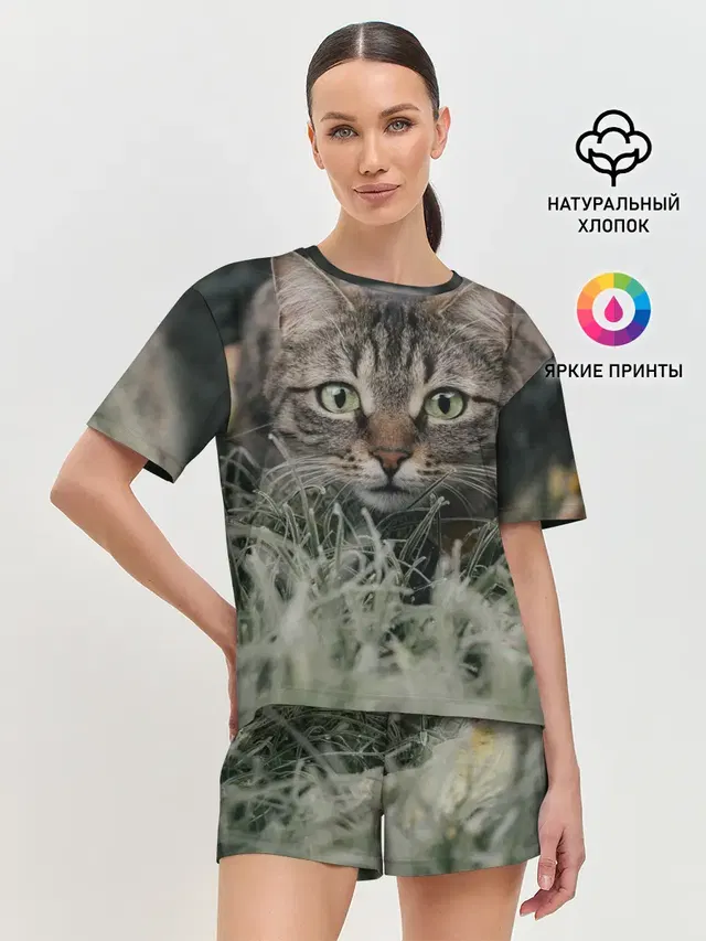 Женская пижама с шортами