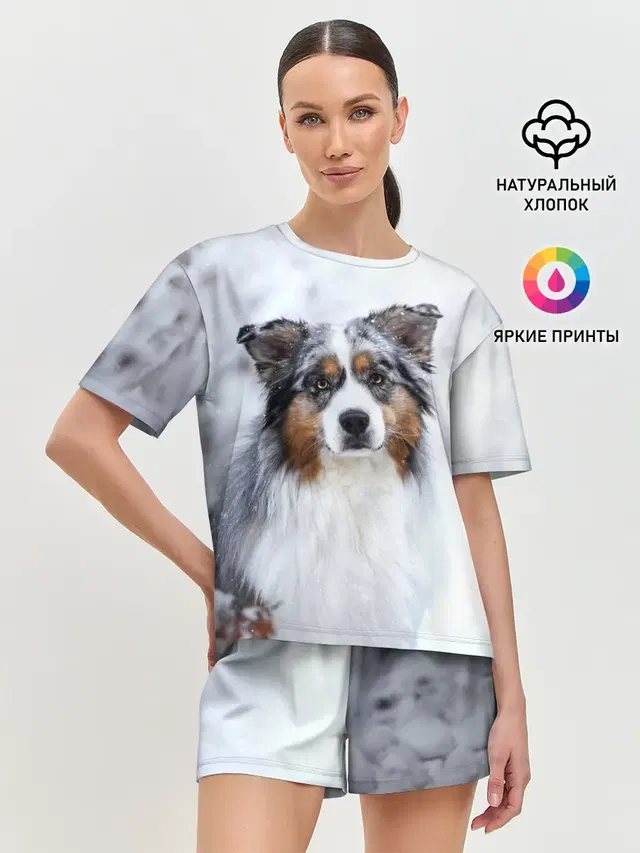 Женская пижама с шортами