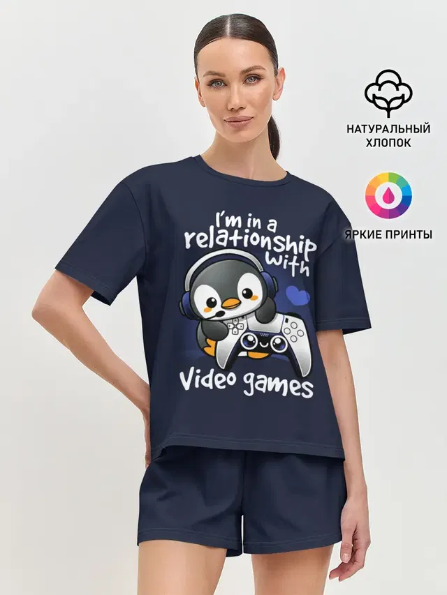 Женская пижама с шортами
