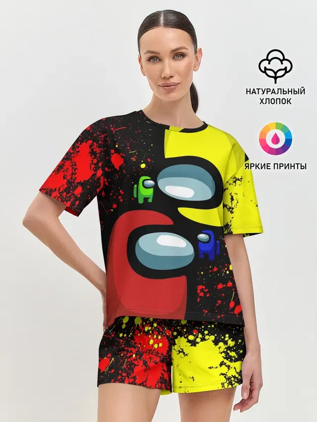 Женская пижама с шортами