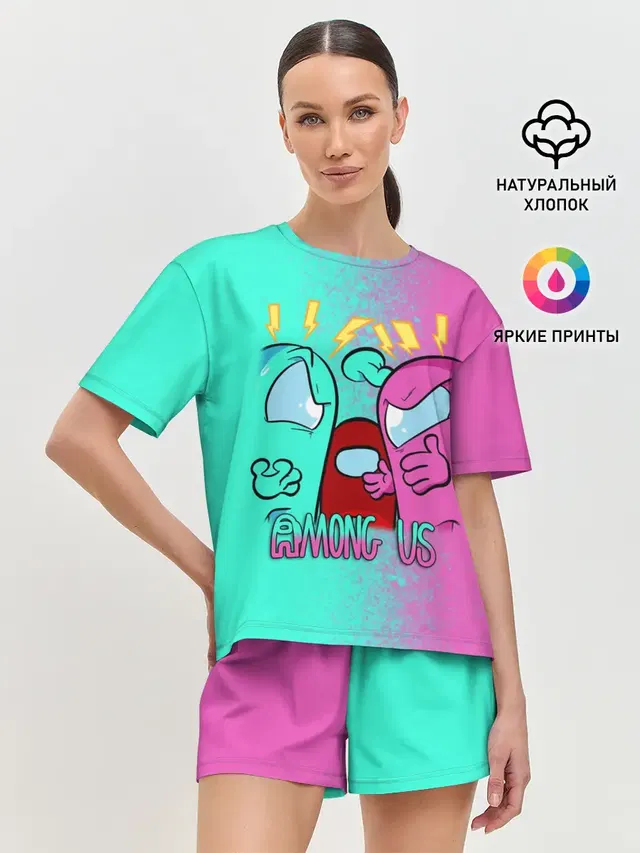 Женская пижама с шортами