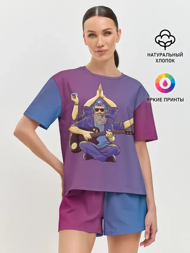 Женская пижама с шортами