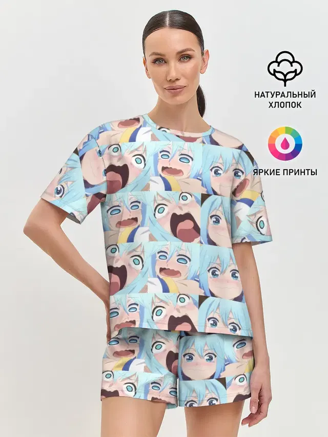 Женская пижама с шортами