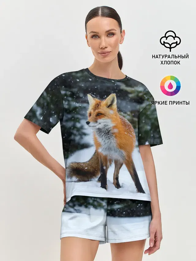 Женская пижама с шортами