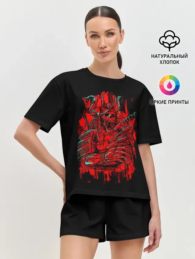 Женская пижама с шортами