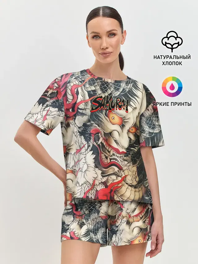 Женская пижама с шортами