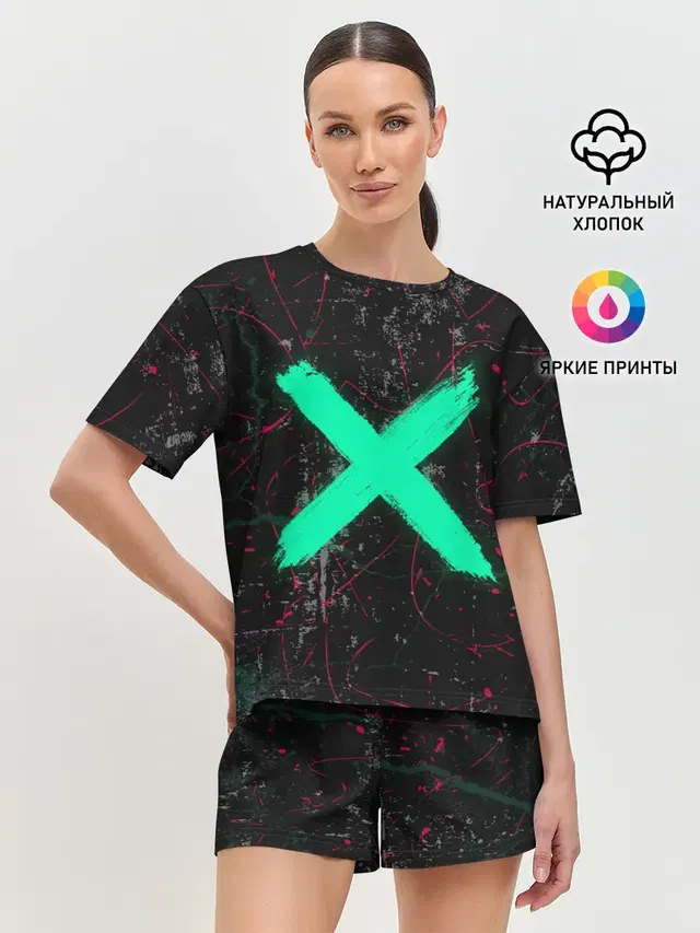 Женская пижама с шортами