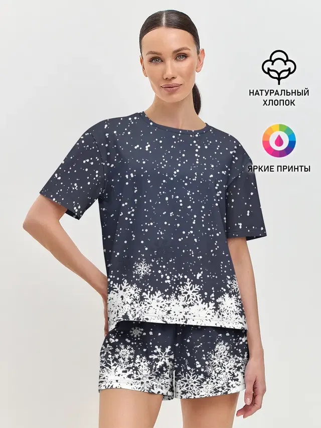 Женская пижама с шортами