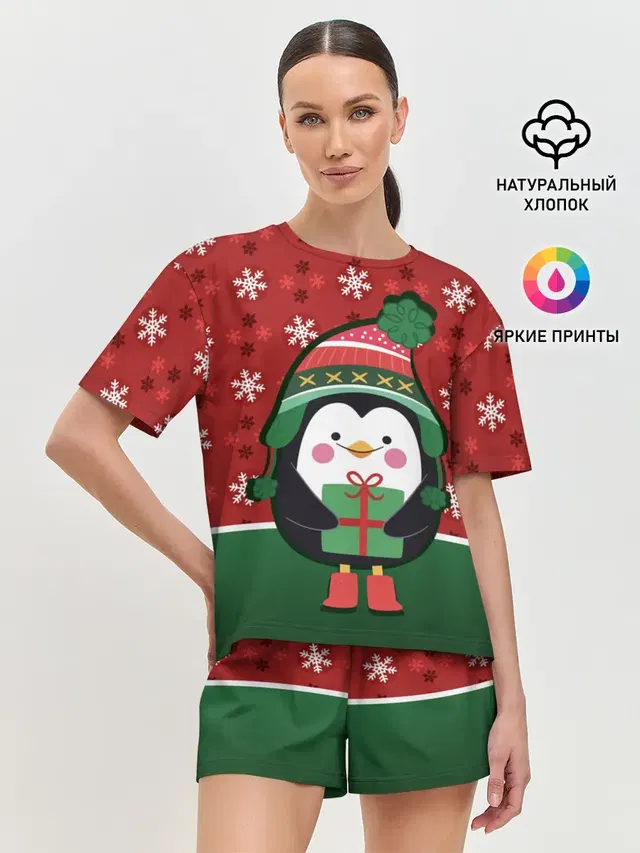 Женская пижама с шортами