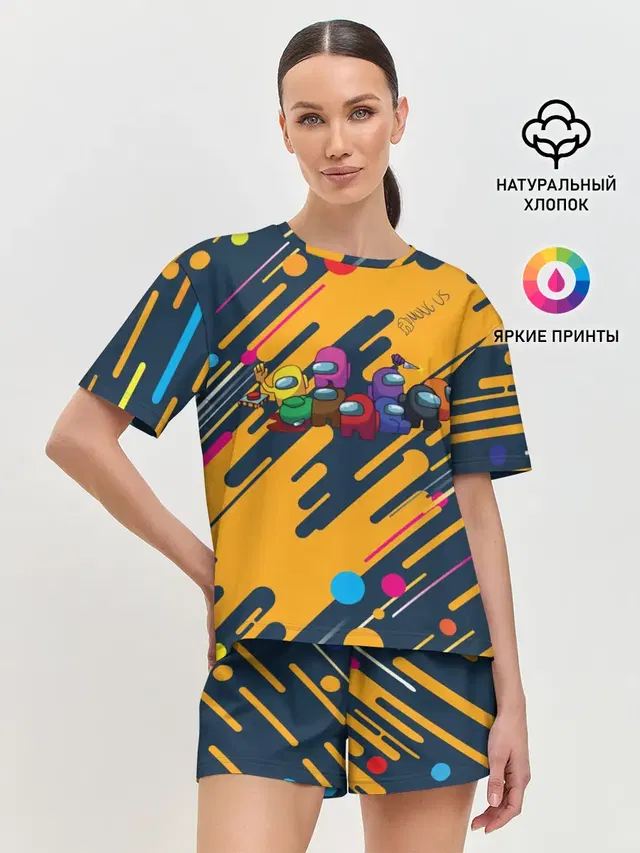 Женская пижама с шортами