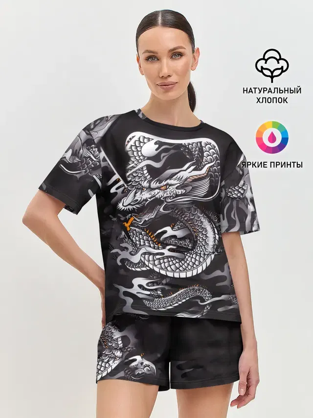 Женская пижама с шортами