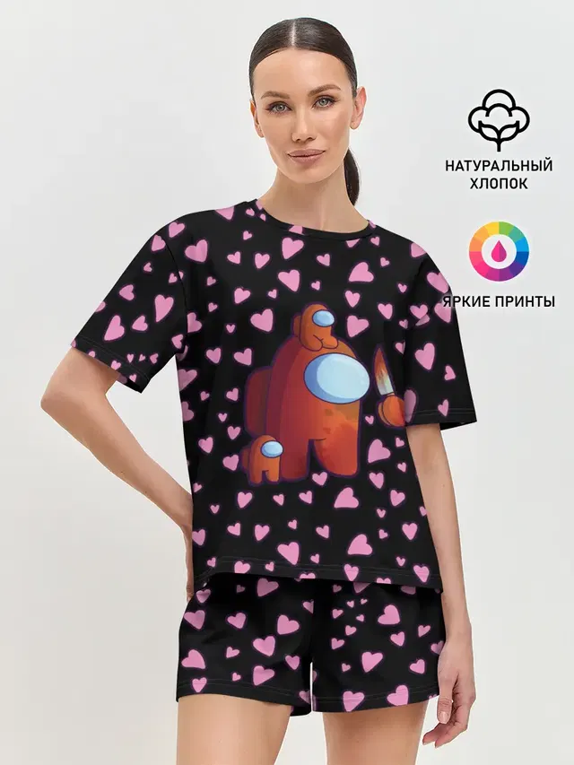 Женская пижама с шортами