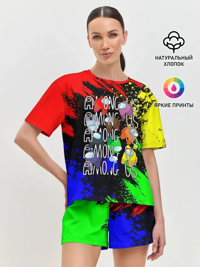 Женская пижама с шортами