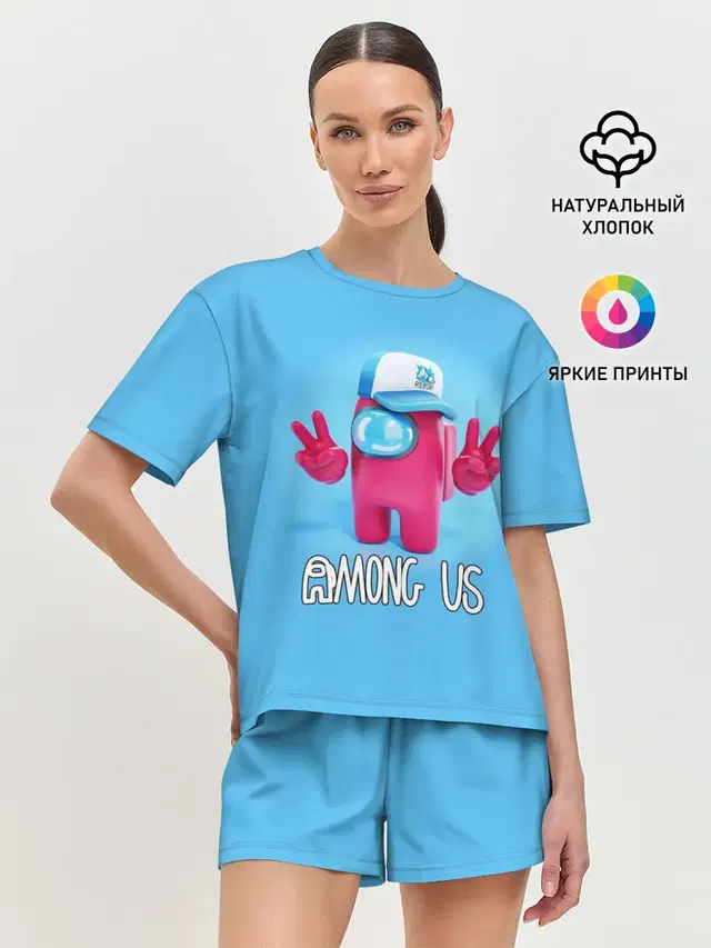 Женская пижама с шортами