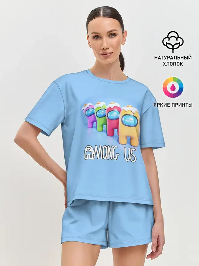 Женская пижама с шортами