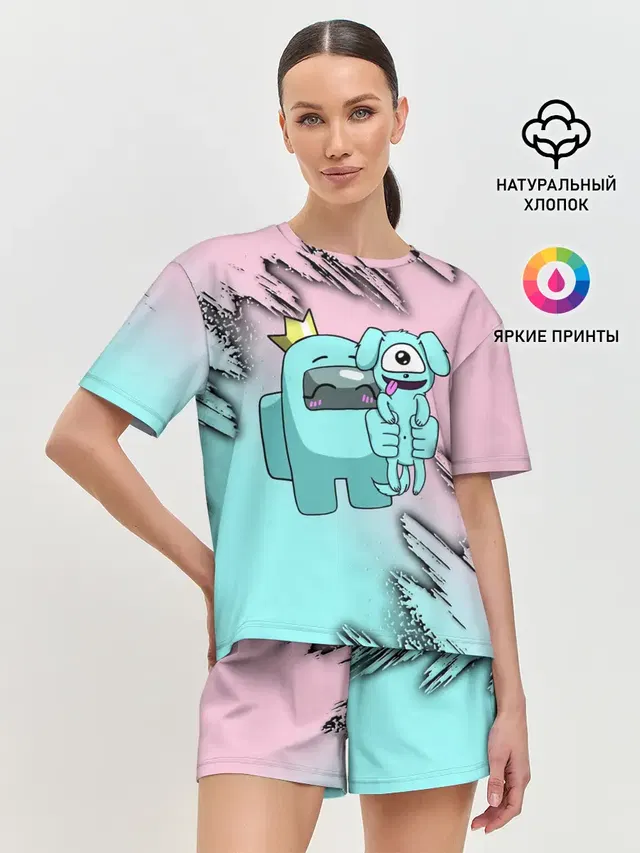 Женская пижама с шортами