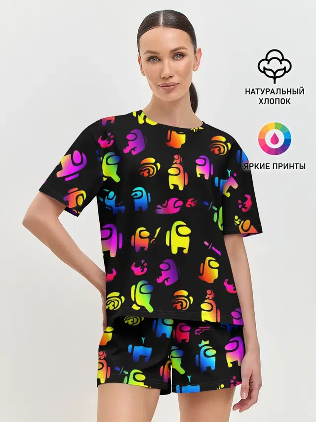 Женская пижама с шортами
