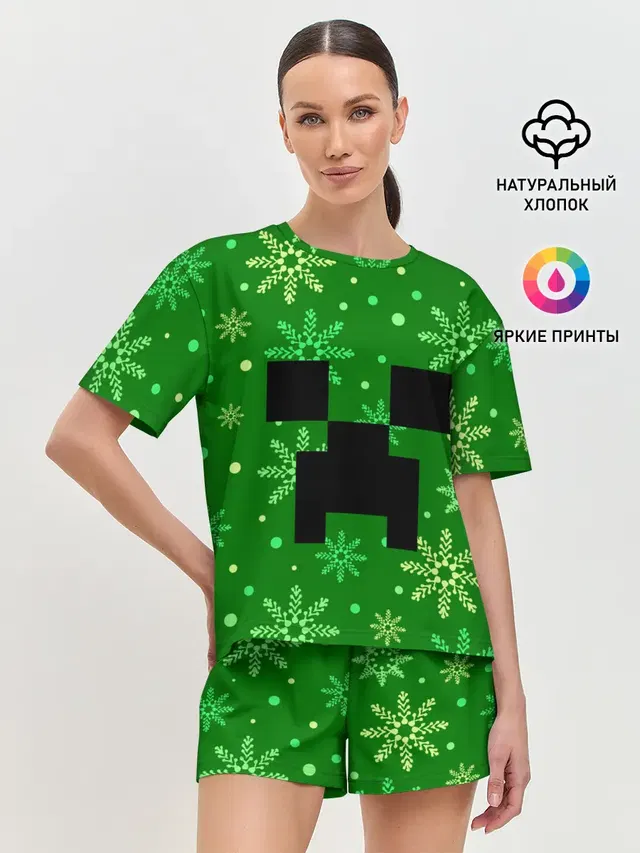 Женская пижама с шортами