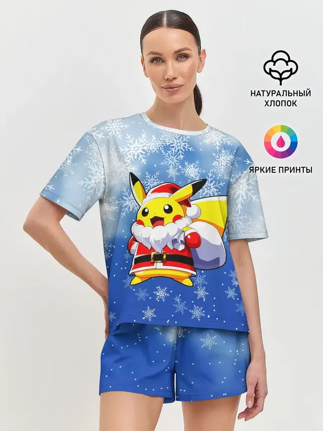 Женская пижама с шортами