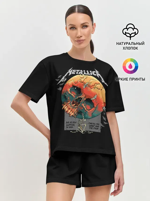 Женская пижама с шортами