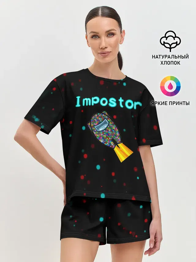 Женская пижама с шортами