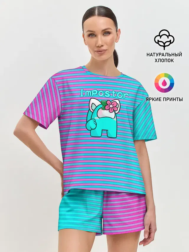 Женская пижама с шортами