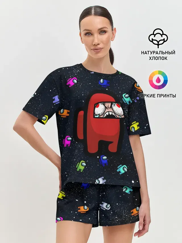 Женская пижама с шортами