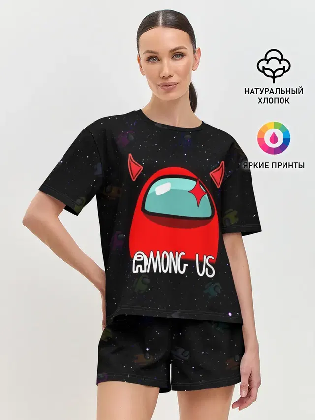 Женская пижама с шортами