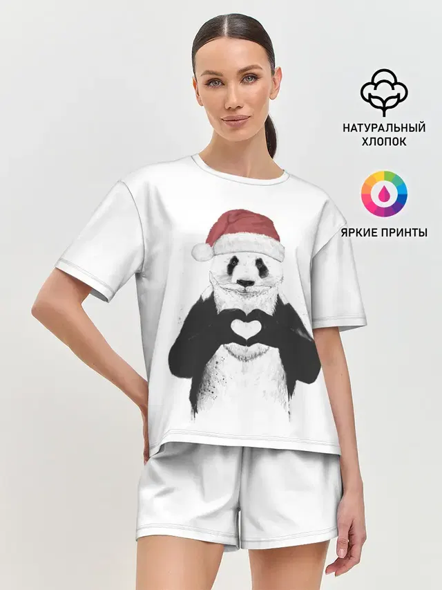 Женская пижама с шортами