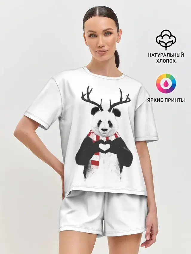 Женская пижама с шортами
