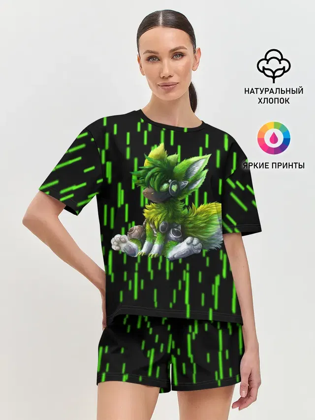Женская пижама с шортами