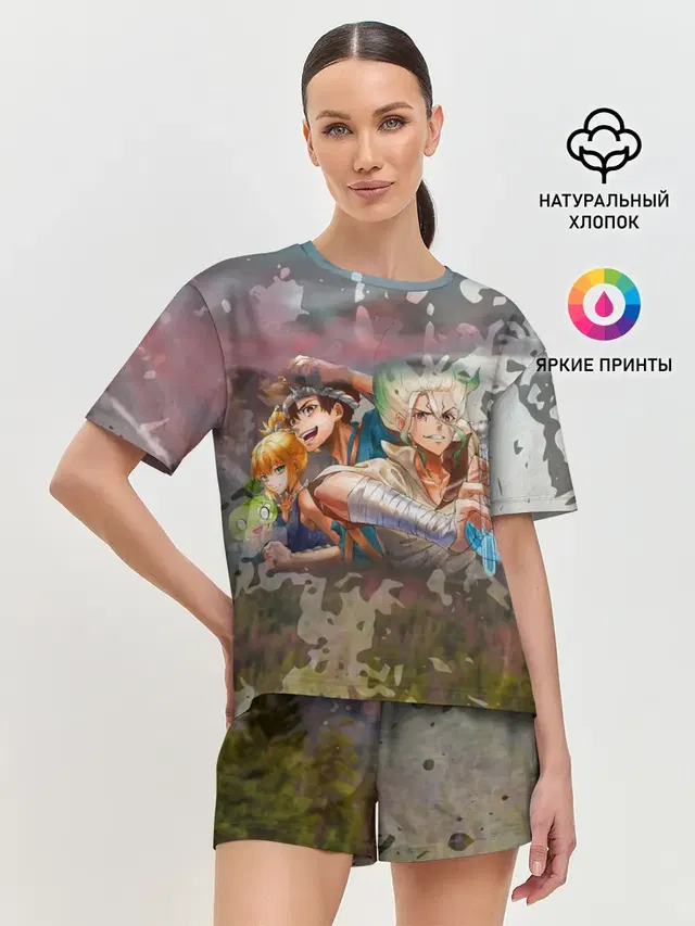 Женская пижама с шортами