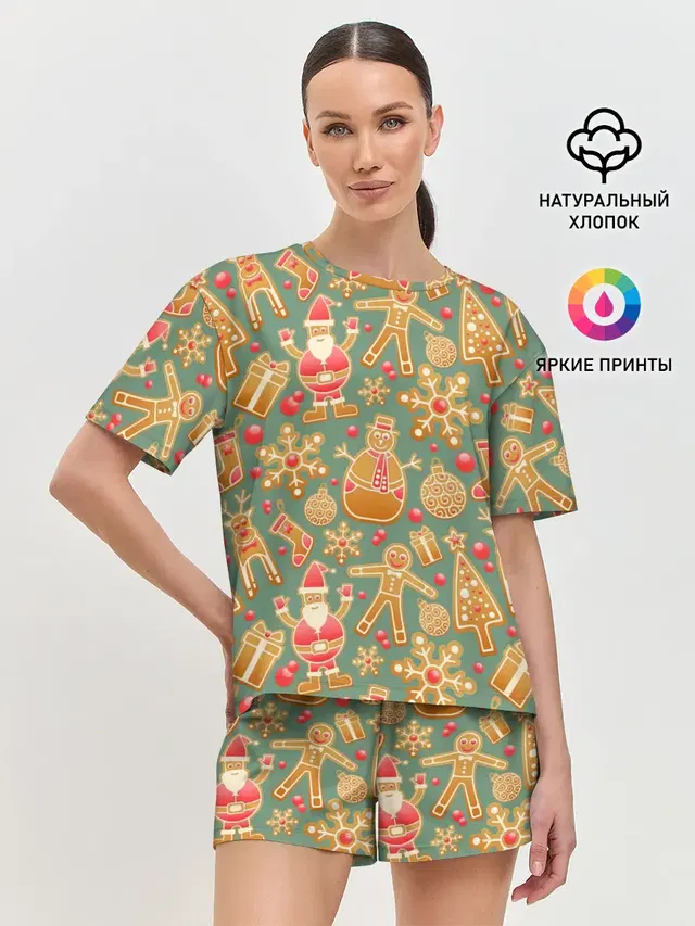 Женская пижама с шортами