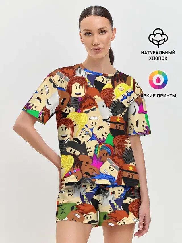 Женская пижама с шортами