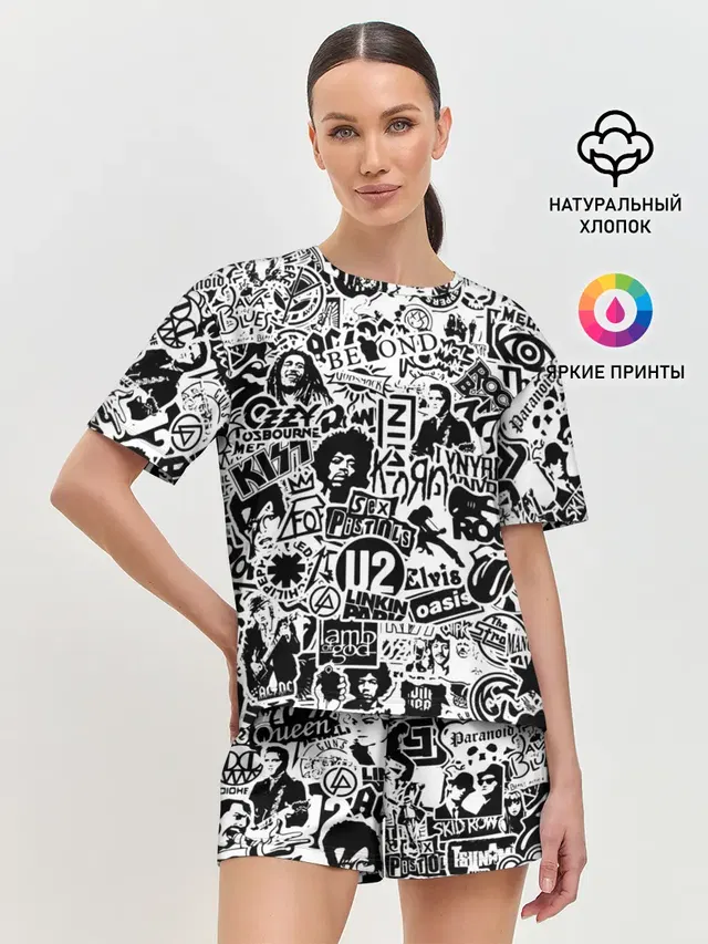 Женская пижама с шортами