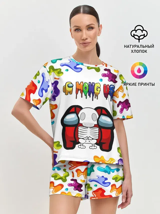 Женская пижама с шортами