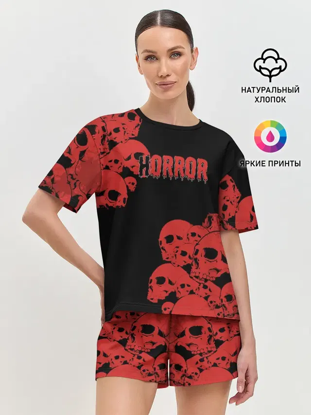 Женская пижама с шортами