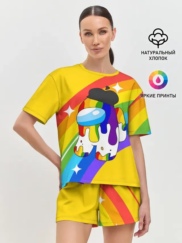 Женская пижама с шортами