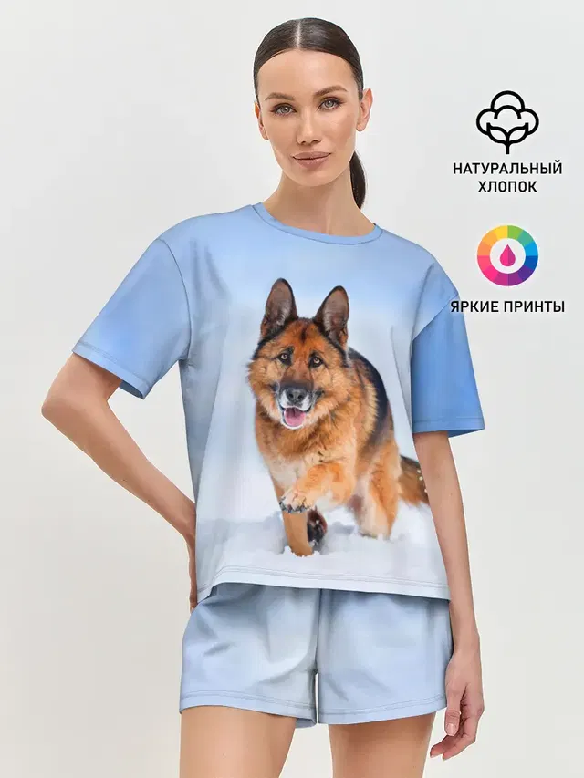 Женская пижама с шортами