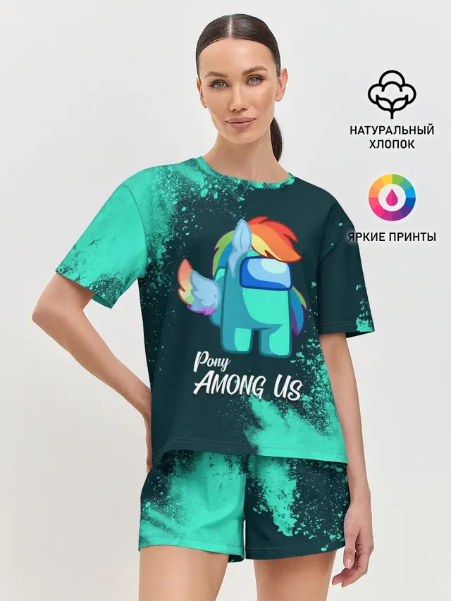 Женская пижама с шортами