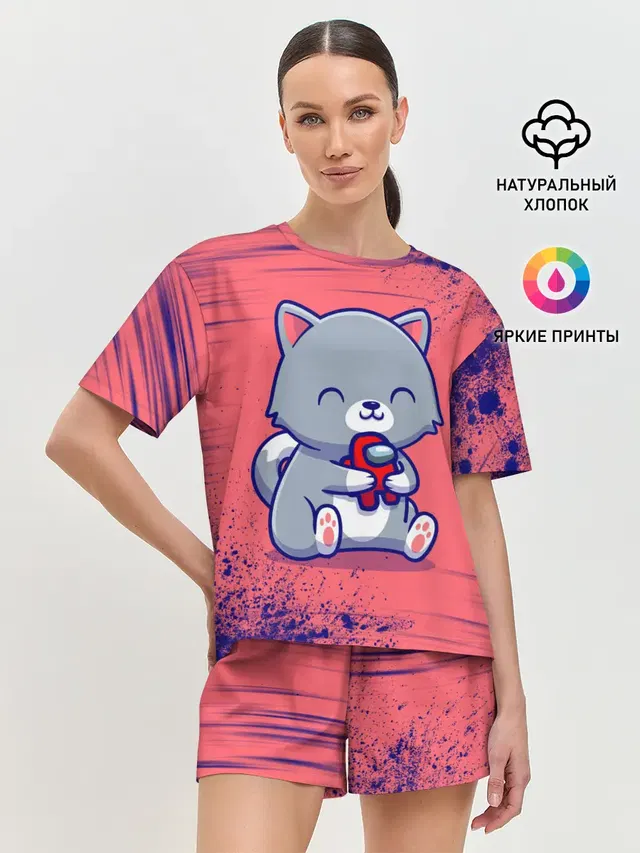 Женская пижама с шортами