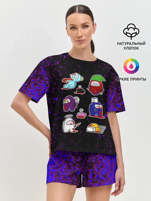 Женская пижама с шортами