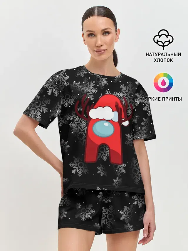 Женская пижама с шортами