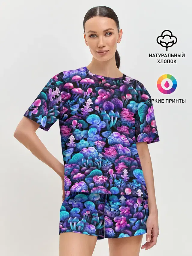 Женская пижама с шортами