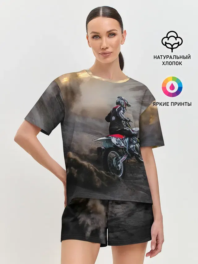 Женская пижама с шортами