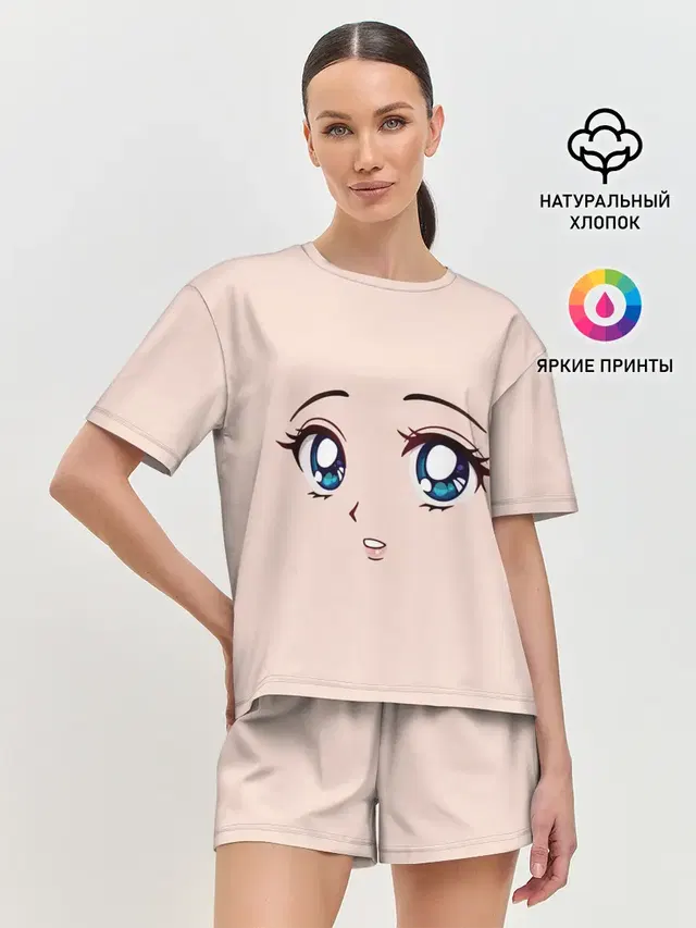 Женская пижама с шортами